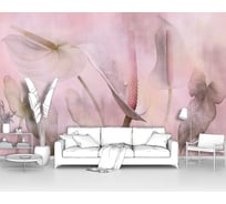 Фотообои цветы "Каллы в розовом тумане" 400x250 ШxВ ООО Первое ателье pw98642