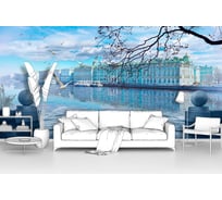 Фотообои город "Вид на Эрмитаж" 400x200 ШxВ ООО Первое ателье pw97404