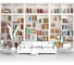 Фотообои лофт "Современный книжный стеллаж с книгами" 400x260 ШxВ ООО Первое ателье pw94435-4 7