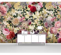 Фотообои цветы "Разноцветные розы" 150x100 ШxВ ООО Первое ателье pw78620-1