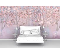 Фотообои дерево "Деревья в розовом цвете" 300x165 ШxВ ООО Первое ателье pw97347-3