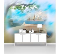 Фотообои город "Оригинальный вид на Петропавловку" 125x100 ШxВ ООО Первое ателье pw97403-1