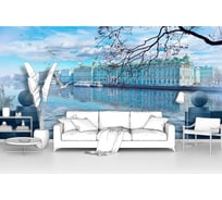 Фотообои город "Вид на Эрмитаж" 200x100 ШxВ ООО Первое ателье pw97404-2