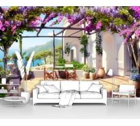 Фотообои "Терраса под цветочной крышей" 400x260 ШxВ ООО Первое ателье pw141258-4