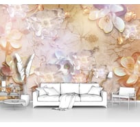 Фотообои 3d абстракции цветы "Объемная цветочная композиция" 300x240 ШxВ ООО Первое ателье pw94775-3