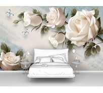 Фотообои 3d абстракции цветы "Объемные большие розы" 300x190 ШxВ ООО Первое ателье pw93983-3
