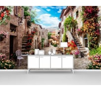 Фотообои "Столик на итальянской улочке" 160x100 ШxВ ООО Первое ателье pw141210-1