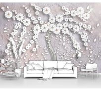 Фотообои абстракции "Абстрактное дерево из цветов" 300x210 ШxВ ООО Первое ателье pw94759-3