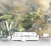 Фотообои 3d "Абстракции из волнистых полос" 135x100 ШxВ ООО Первое ателье pw94746-1