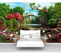 Фотообои природа лес "К реке" 300x200 ШxВ ООО Первое ателье pw70610-3