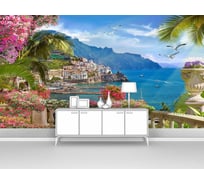 Фотообои море "Вид с террасы" 180x100 ШxВ ООО Первое ателье pw94518-1