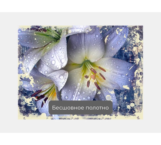 Фотообои цветы "Лилии крупно" 135x100 ШxВ ООО Первое ателье pw94487-1