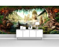 Фотообои природа "Вид из пещеры" 400x195 ШxВ ООО Первое ателье pw94474-4