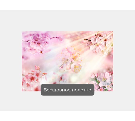 Фотообои сакура "Солнце и цветы вишни" 150x100 ШxВ ООО Первое ателье pw94490-1