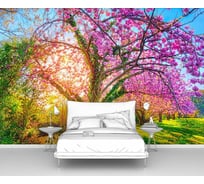 Фотообои "Разноцветное дерево" 400x270 ШxВ ООО Первое ателье pw95126-4