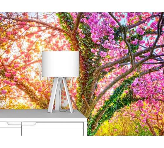 Фотообои "Разноцветное дерево" 400x270 ШxВ ООО Первое ателье pw95126-4