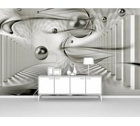 Фотообои 3d абстракции "Шары парящие в тоннеле" 400x250 ШxВ ООО Первое ателье pw135979-4