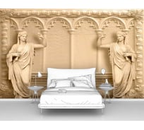 Фотообои 3d "Античные скульптуры на фоне арок" 300x190 ШxВ ООО Первое ателье pw135985-3