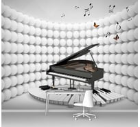 Фотообои "3d рояль" 125x100 ШxВ ООО Первое ателье pw95046-1