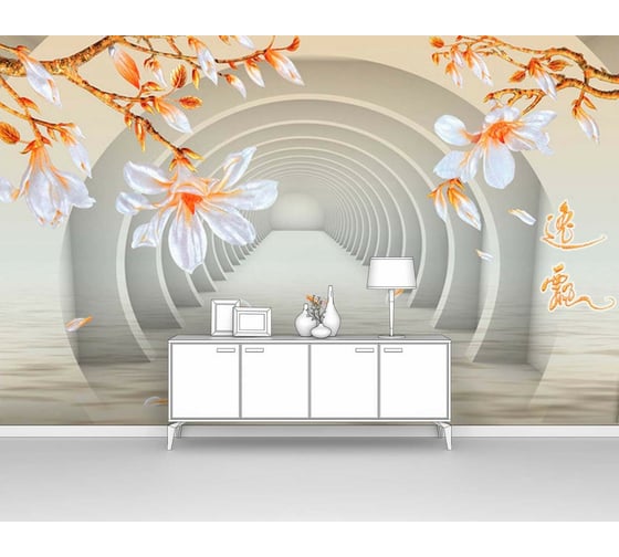 Фотообои 3d абстракции "Уходящие в бесконечность своды" 400x255 ШxВ ООО Первое ателье pw95280-4 1