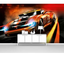 Фотообои "Очень быстрая спортивная машина" 300x190 ШxВ ООО Первое ателье pw94949-3