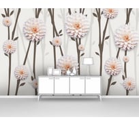 Фотообои абстракции цветы "Цветы создающие фон" 300x190 ШxВ ООО Первое ателье pw95137-3