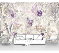 Фотообои абстракции цветы "Абстракция с различными цветами" 400x270 ШxВ ООО Первое ателье pw28597-4