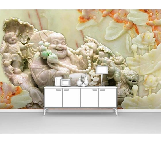 Фотообои "Китайский божок" 400x250 ШxВ ООО Первое ателье pw95425-4 1