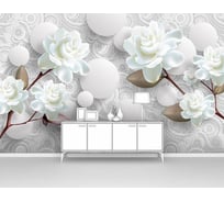 Фотообои 3d абстракции цветы "Розы с бронзовыми лепестками" 400x250 ШxВ ООО Первое ателье pw95478-4