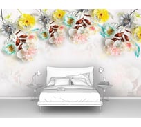 Фотообои цветы "Композиция из гвоздик" 400x250 ШxВ ООО Первое ателье pw96167-4