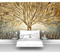 Фотообои абстракции дерево "Рисунок дерева без листвы" 300x190 ШxВ ООО Первое ателье pw96258-3