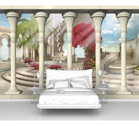 Фотообои "Терраса с высокими колоннами" 150x100 ШxВ ООО Первое ателье pw28474-1