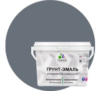 Грунт-эмаль MALARE 3 в 1 для деревянных поверхностей, мокрый асфальт, 10 кг 7930085240332