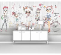 Фотообои "Модницы" 400x220 ШxВ ООО Первое ателье pw141460-4