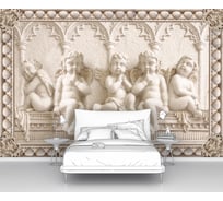 Фотообои 3d "Барельеф с ангелочками" 400x270 ШxВ ООО Первое ателье pw78692