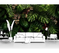 Фотообои листья "Заросли тропической монстеры" 400x240 ШxВ ООО Первое ателье pw141445-4