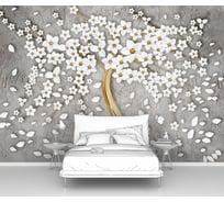 Фотообои дерево "Цветы образующие крону дерева" 400x280 ШxВ ООО Первое ателье pw94757-4