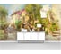 Фотообои "Солнечный день в заросшем цветами старом дворике" 200x120 ШxВ ООО Первое ателье pw28863-2 1