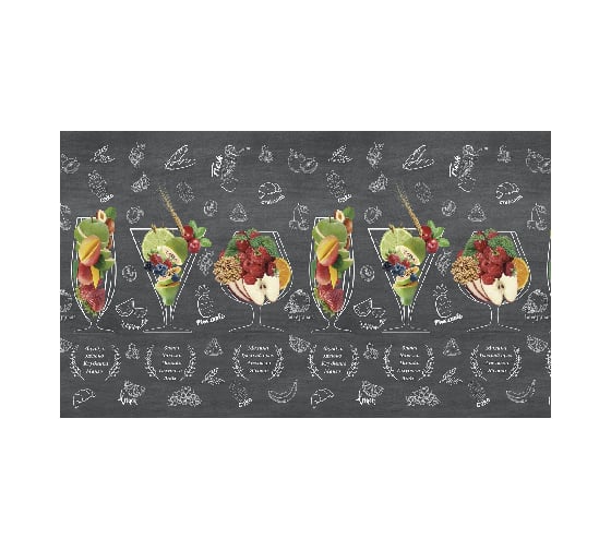 Кухонный фартук Декор Трейдинг Коктейль 1000х600 мм Коктейль,1000*600мм 1