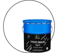 Грунт-Эмаль MALARE 3 в 1 по ржавчине, белый, 10 кг 7930085243692
