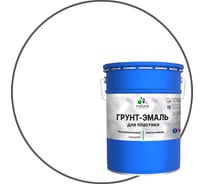 Грунт-Эмаль MALARE для пластика, окон и подоконников, сайдинга, глянцевый, белый, 18 кг ГЭПЛСТ9003Г1800