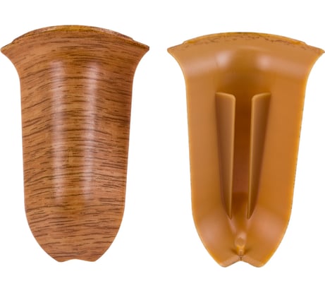 Наружный угол для плинтуса IDEAL Классик 55 мм, 217 дуб темный К-П55-Нк-Ф2 217 дуб ТЕМ