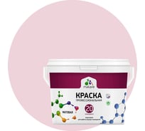 Краска MALARE Евро 20 для стен, потолков и обоев, бледно-розовый, 1,3 кг КЕВРО20БЛРМ0130