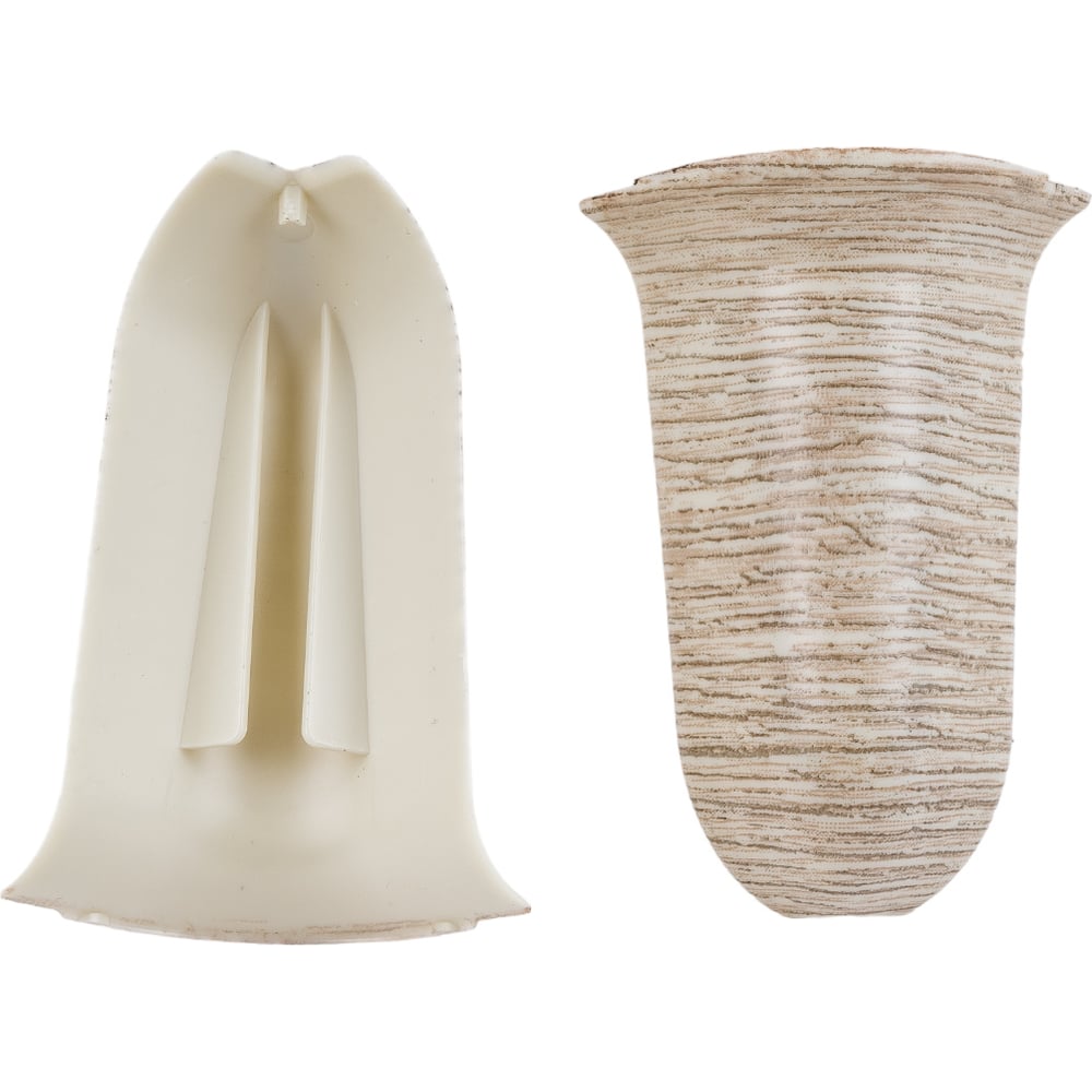 Наружный угол для плинтуса IDEAL Классик 55 мм, 229 дуб латте К-П55-Нк ...