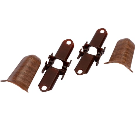 Наружный угол для плинтуса IDEAL Классик 55 мм, 281 палисандр К-П55-Нк-Ф2 281 ПЛС