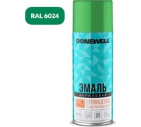 Эмаль универсальная акриловая DONEWELL RAL 6024 светло-зелёная глянцевая DW-A6024