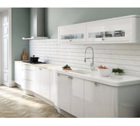 Кухонный фартук Оптион КЛАССИЧЕСКАЯ ПЛИТКА СВЕТЛАЯ (ABS; с уф-печатью; 4000x600x1,5 мм) 81582