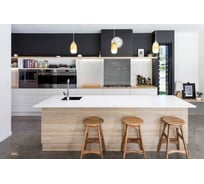 Кухонный фартук на стену Оптион Темно-серый (панель из закаленного стекла; 600x500 мм) 81944