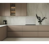 Кухонный фартук на стену ООО Оптион Рельефный узор (панель из закаленного стекла; 600x500 мм) 82207