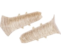 Внутренний угол для плинтуса IDEAL Классик 70 мм, 229 дуб латте К-П70-В-Ф2 229 дуб ЛАТ